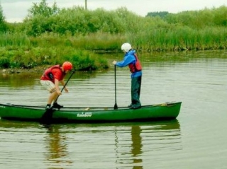 Be careful not to topple the boat!